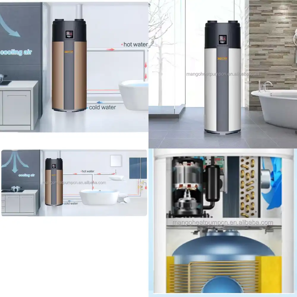 Solar Water Pump - 3.5kw 고효율 와이파이 냉풍기 300L 온수기