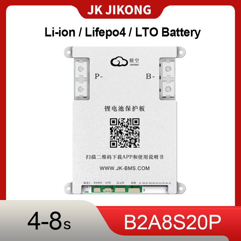 Smart Bms - JK JIKONG JK-B2A8S20P 스마트 BMS 4S-8S