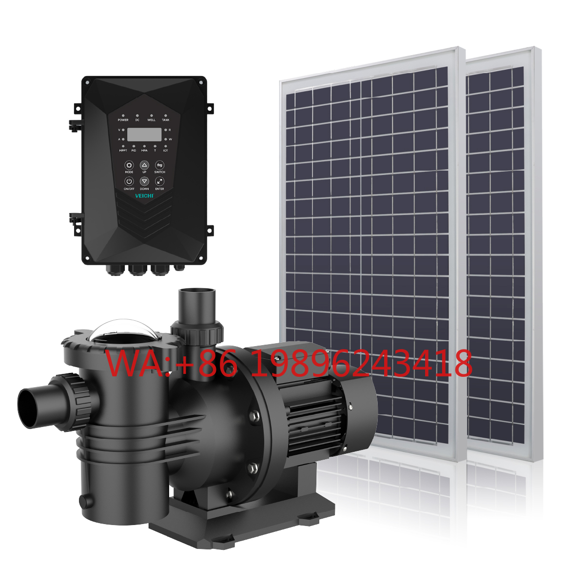 Solar Water Pump - VEICHI AC DC 하이브리드 전원 인버터