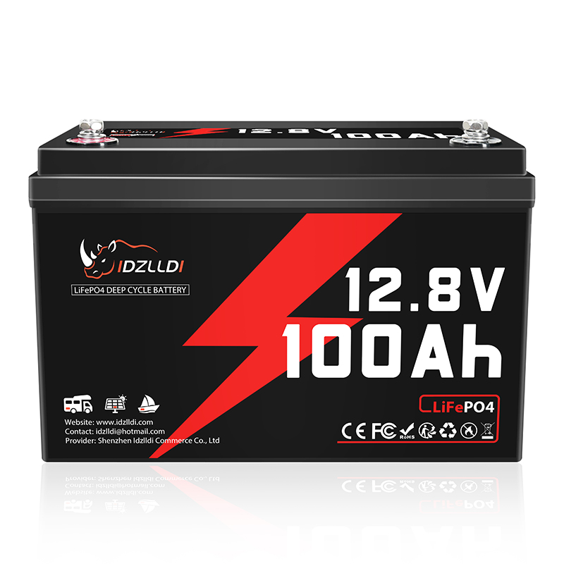 Renewable Energy Resources - IDZLLDI 12.8V 100Ah LiFePO4 배터리 내장형