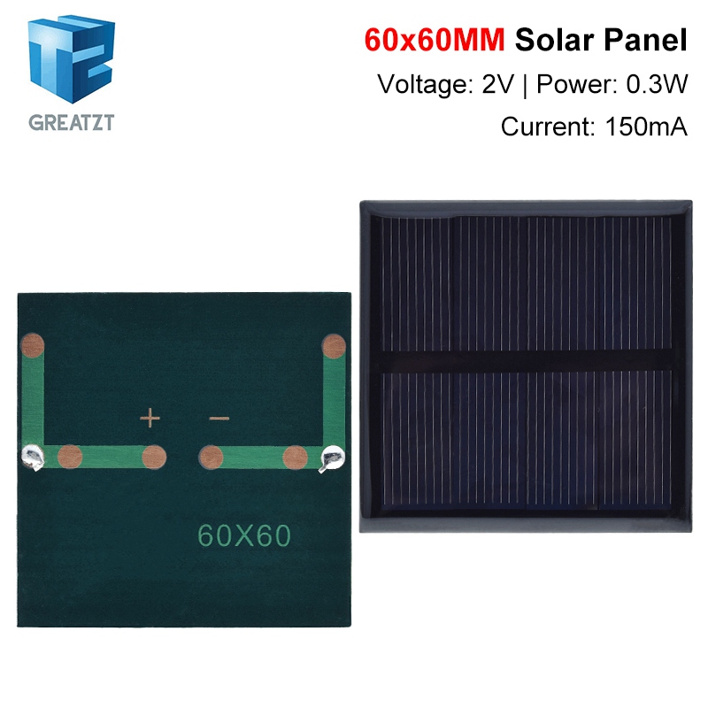 Jinko Solar Panel Cheetah - TZT 1/5pcs 태양 전지 2V 150mA