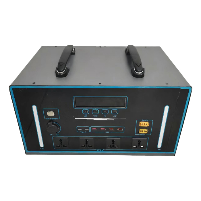 Portable Power Station - AC 2000w 2500w 리튬인산철 배터리 MPPT