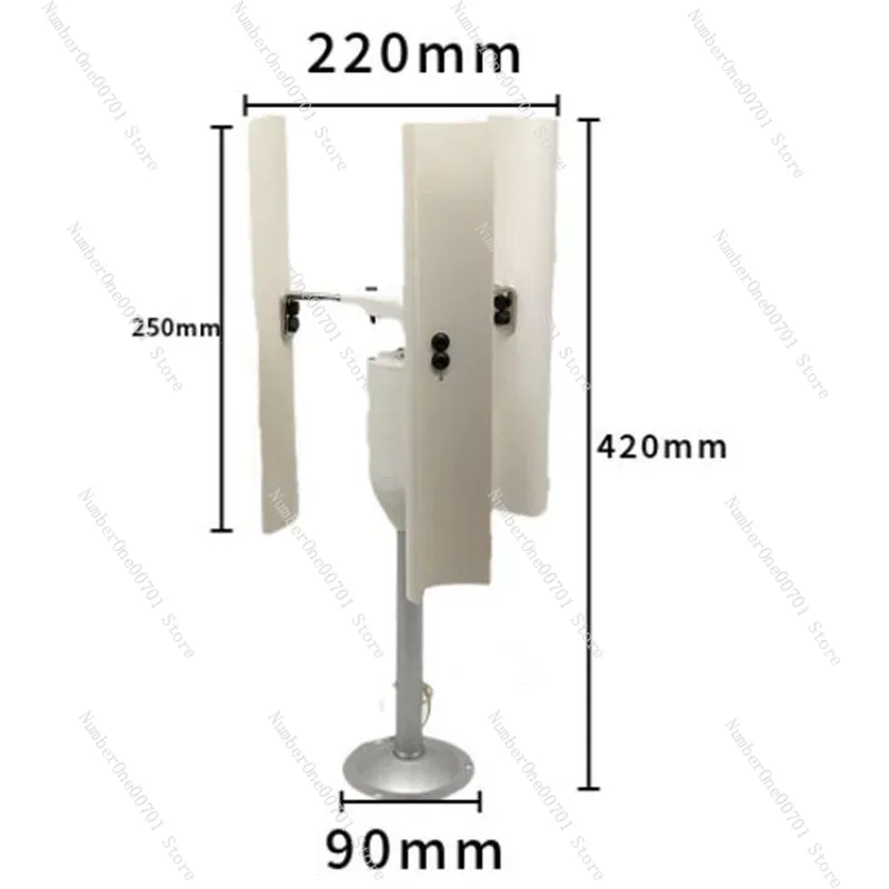 새로운 수직축 풍력 터빈 - 저속 풍력 에너지용 3날개 - Wind Turbine Generator 리뷰 및 가격