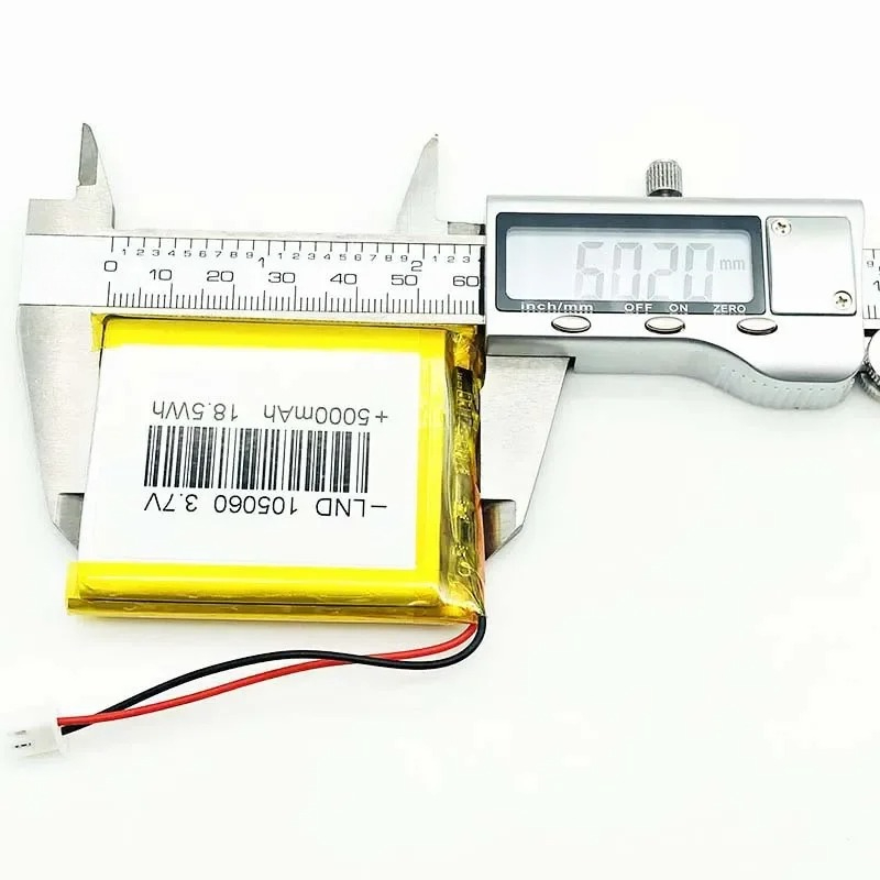 105060   3.7V 5000mAh 폴리머 리튬 충 - Renewable Energy Sources 리뷰 및 가격