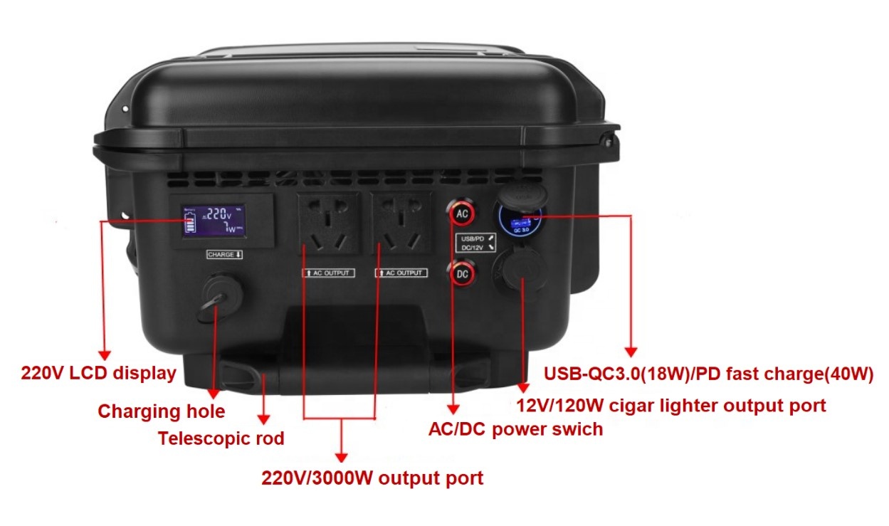 올인원 블랙 AC 220v 3000w 6216wh 휴대 - Portable Power Station 리뷰 및 가격