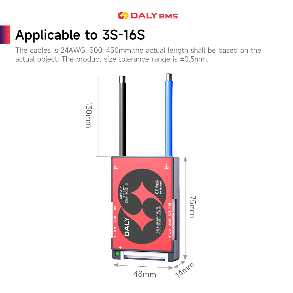 DALY 스마트 BMS 16S 60V 40A 리튬이온  - Smart Bms 리뷰 및 가격
