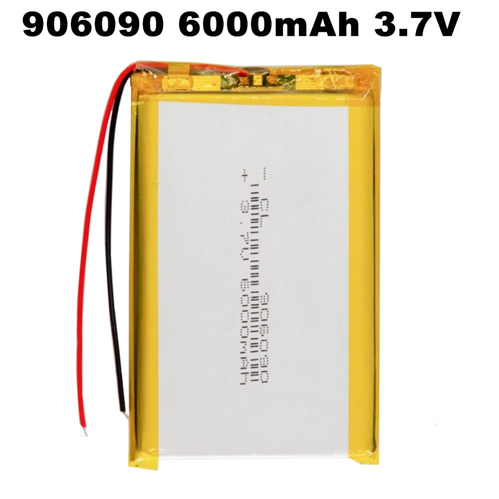 906090 3.7V 6000mAh 리튬 폴리머 충전식 - Renewable Energy Sources 리뷰 및 가격