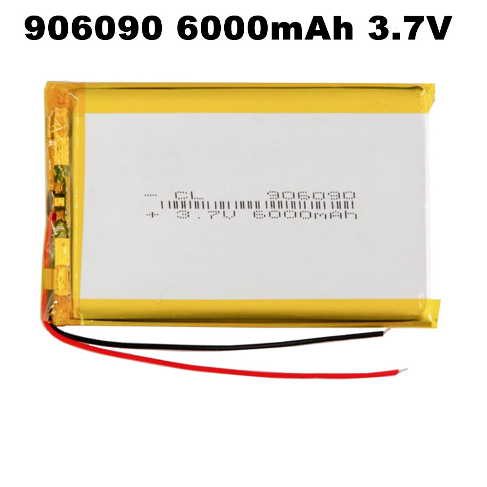 906090 3.7V 6000mAh 리튬 폴리머 충전식 - Renewable Energy Sources 리뷰 및 가격