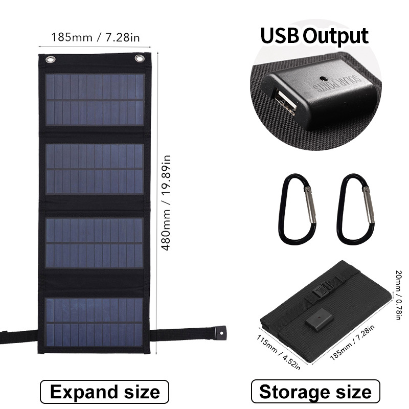 태양 전지 패널 USB 충전 접이식 가방 야외 캠핑 휴 - Jinko Solar Panel Cheetah 리뷰 및 가격