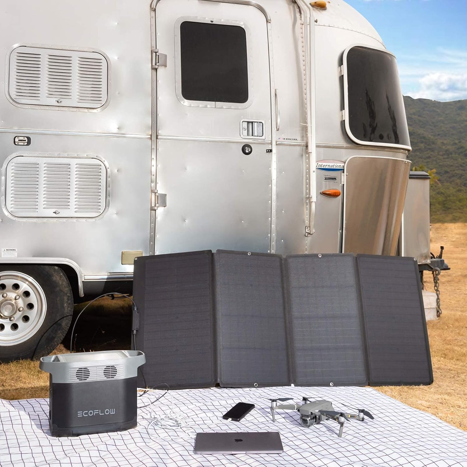 160와트 접이식 태양광 패널 휴대용 발전소 조절식 킥 - Portable Power Station 리뷰 및 가격